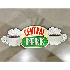 NEW Friends Central Perk Coffee Wood Wall Decor From the Hit TV Show 18" x 6"